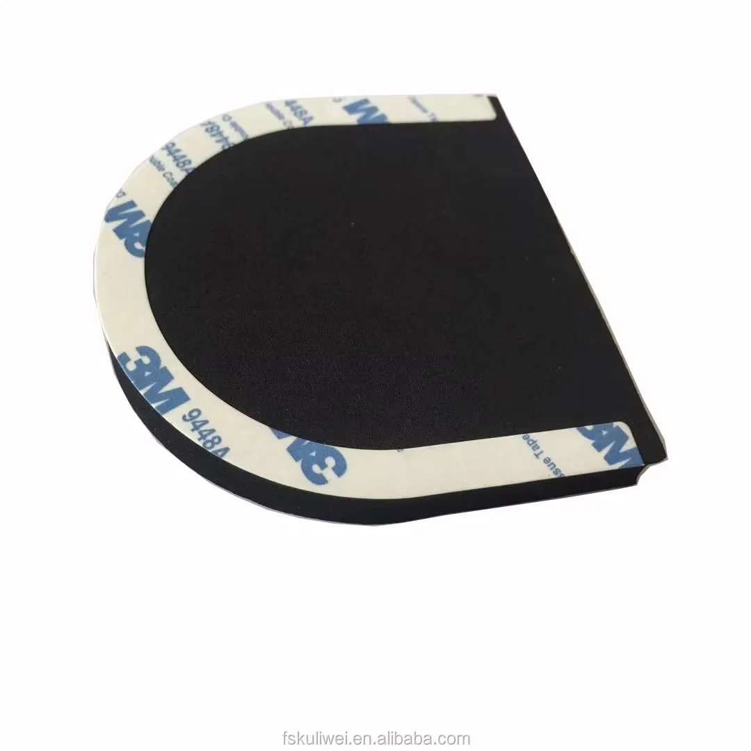 Custom Adhesive-Backed EVA Foam Pads: die-cut EVA profiles, liner construction and protective contact surfaces, view 2