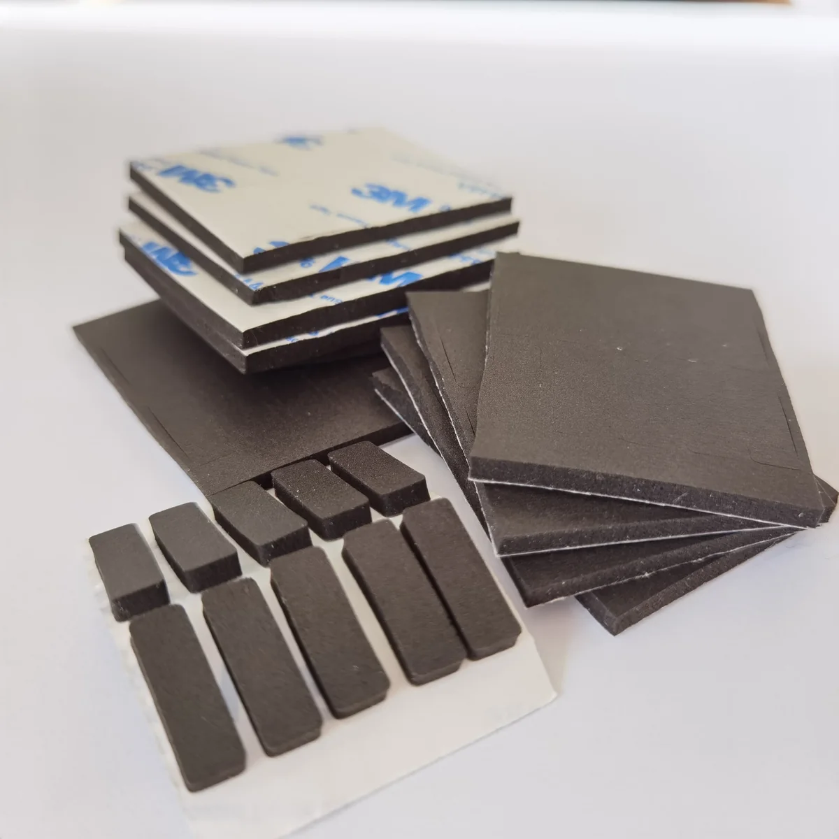 Custom Adhesive-Backed EVA Foam Pads: die-cut EVA profiles, liner construction and protective contact surfaces, view 5