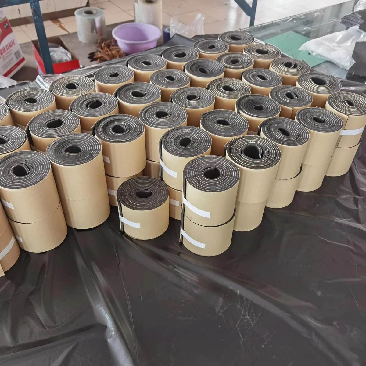 Custom Adhesive-Backed EVA Foam Pads: die-cut EVA profiles, liner construction and protective contact surfaces, view 8