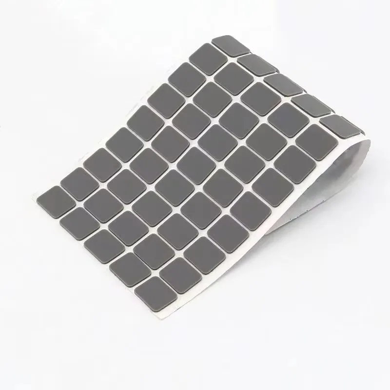 Custom adhesive-backed protective pad