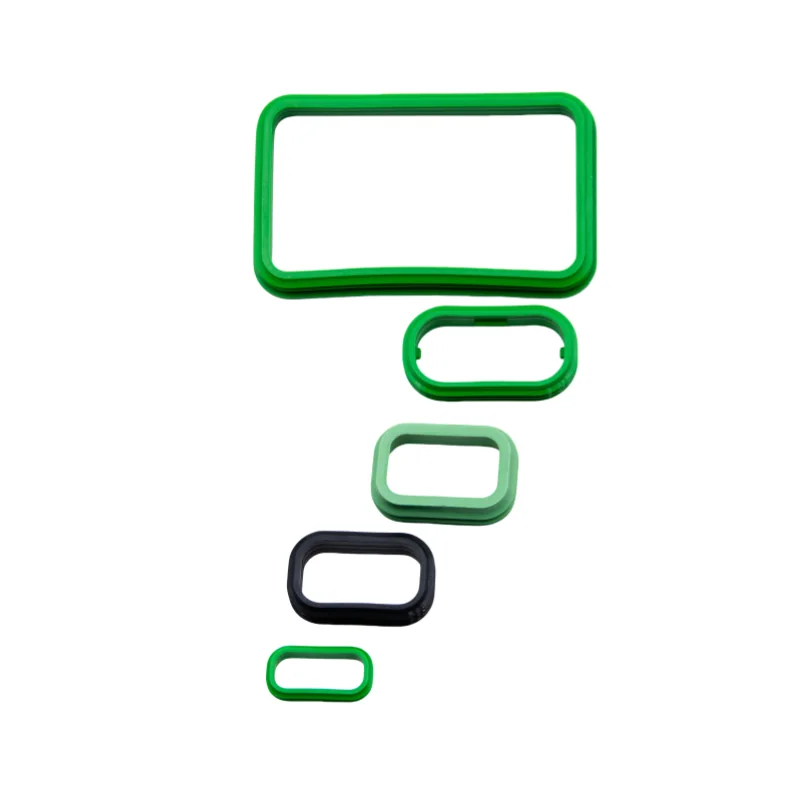 Custom Molded Silicone Seals: molded silicone rings, multi-colour sealing profiles and dust-exclusion geometries, view 2