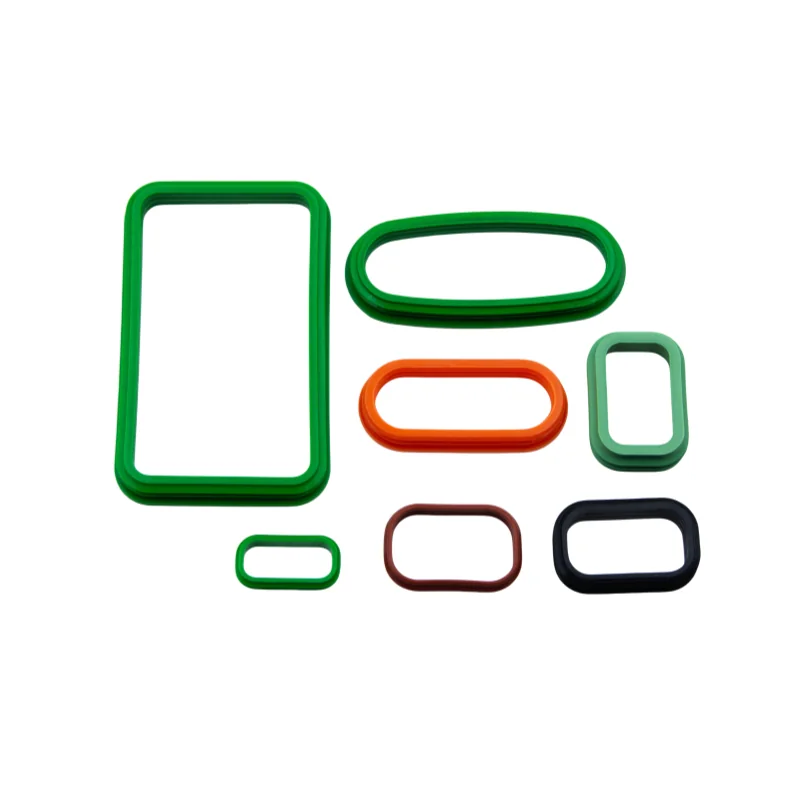 Custom molded silicone sealing ring and dustproof rubber part