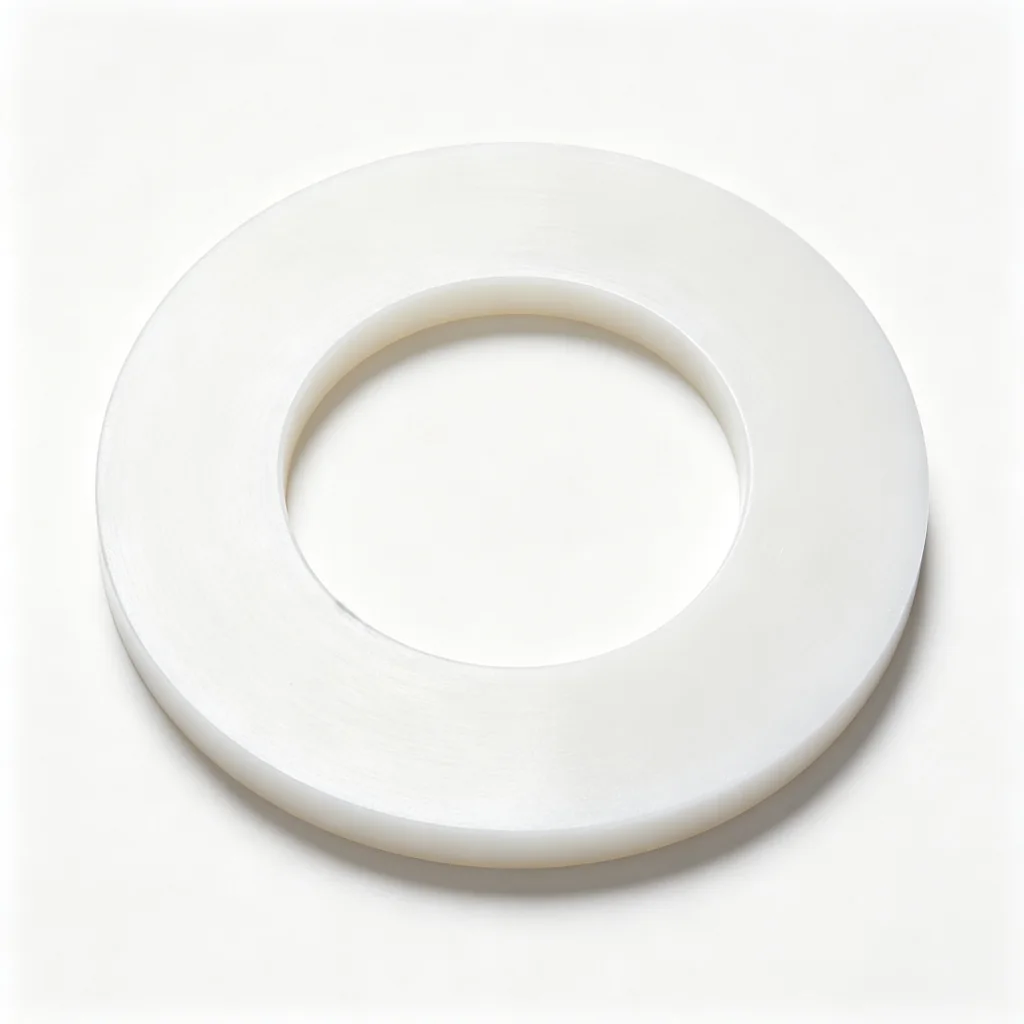 Custom Virgin PTFE Washers: virgin PTFE washer assortments, low-friction rings and chemical-service spacer profiles, view 4