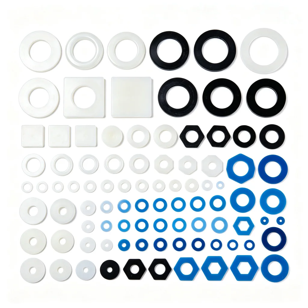 Custom white virgin PTFE gasket washer for chemical sealing