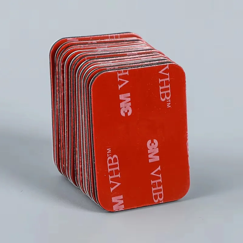 Custom Double-Sided VHB Foam Tape Parts: die-cut acrylic foam mounting patterns, liner tabs and bonding formats, view 5