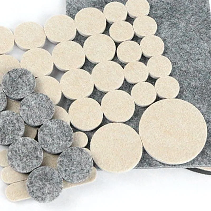 Die-cut felt pad with custom profile