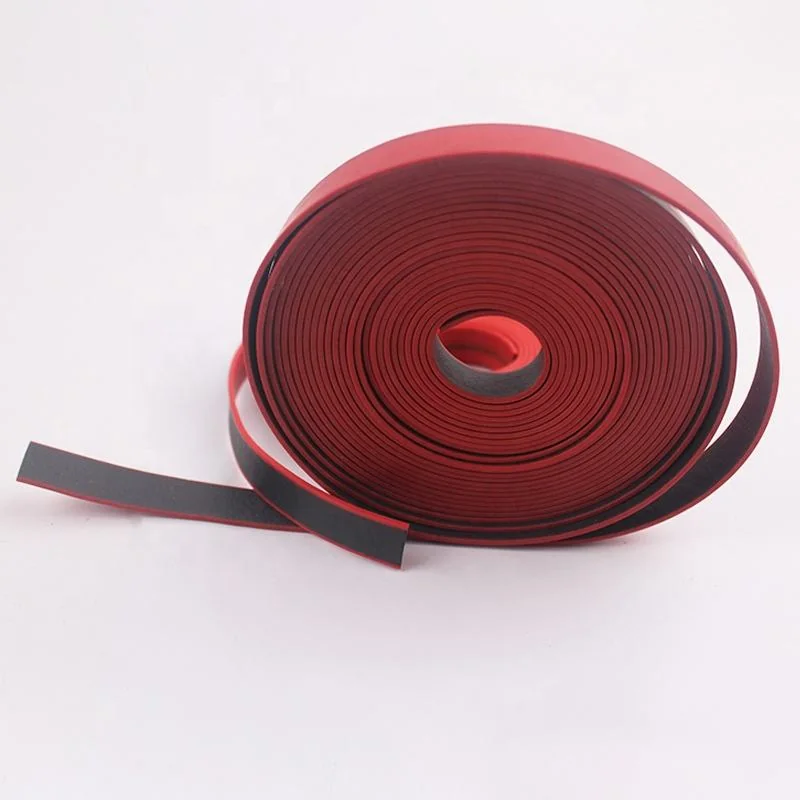 Adhesive-backed graphite intumescent strip fire door seal
