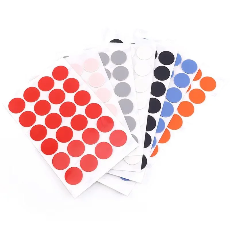 Custom Self-Adhesive Rubber Bumper Pads: anti-slip bumper dots, contact pads and adhesive-backed sheet layouts, view 4