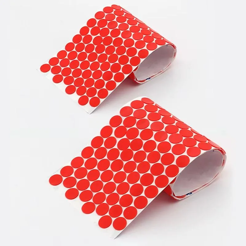 Custom Self-Adhesive Rubber Bumper Pads: anti-slip bumper dots, contact pads and adhesive-backed sheet layouts, view 5