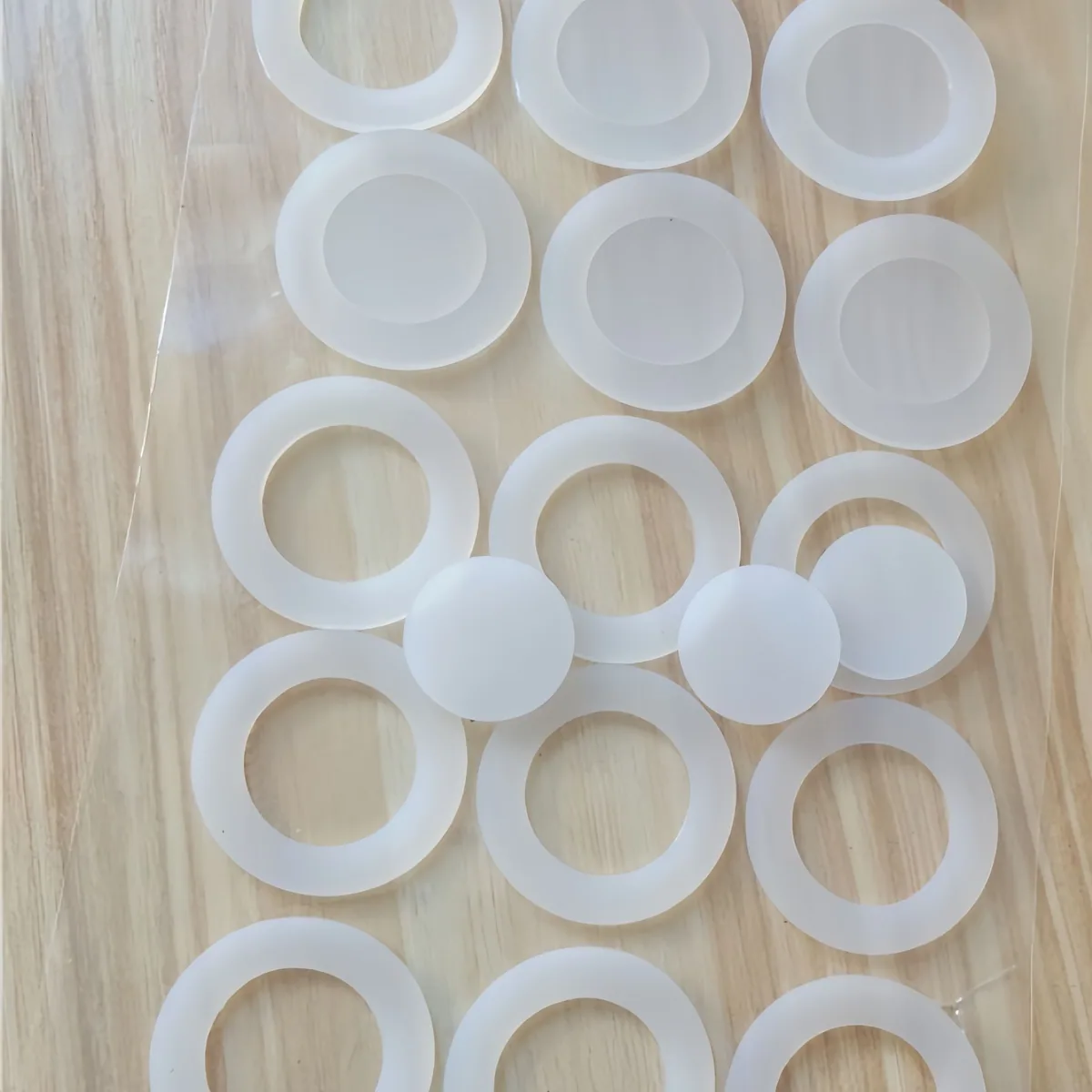 Custom Silicone Pads custom die-cut sample